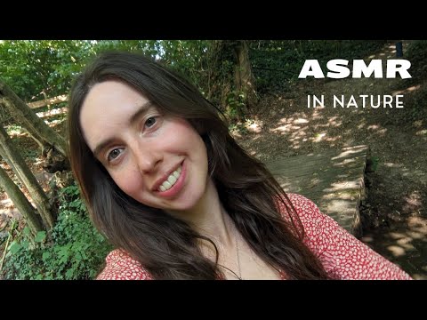 ASMR in nature - Whispering you to sleep - Clicky Mouth sounds - Soft Wind noises