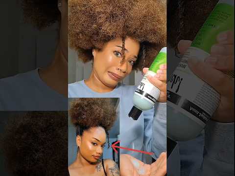 30 SEC GLOWUP 😳😱#grwm #glowup #hair #blackgirlmagic  #blacktiktok #explore #curly #short