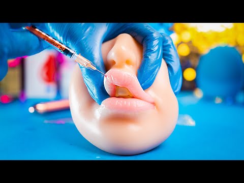 Asmr RELLENO DE LABIOS (lip fillers realistico) | Asmr en español |  Asmr with Sasha