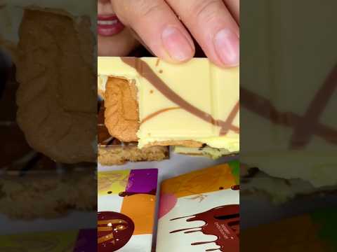 Crunchy Biscoff Dubai Chocolate #asmr #chocolate #foodie #mukbang #summerofgoals
