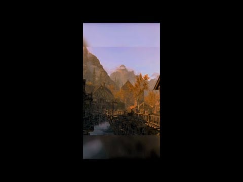 Ultimate Riften Relaxation 🍂 Skyrim ASMR #Shorts