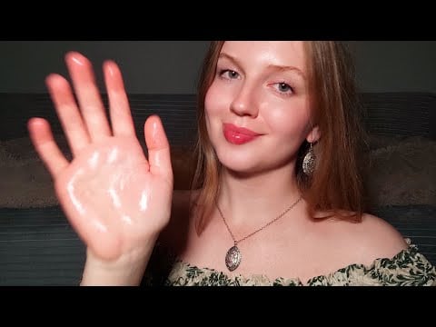 ASMR Oil Neck and Shoulders Massage. Personal Attention