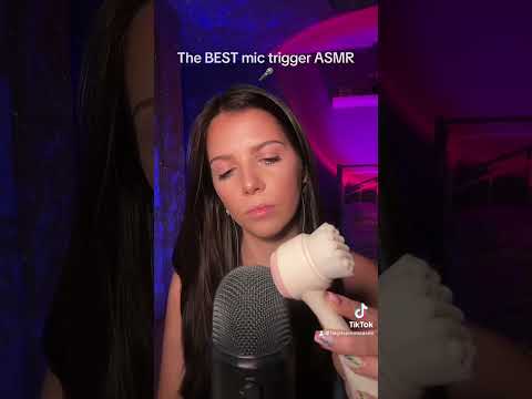 The BEST mic trigger ASMR 🎤 #asmr #relax #mictriggers #micscratching #tingles #sleep