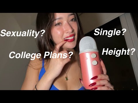 ASMR Answering Your Juicy Questions 💋