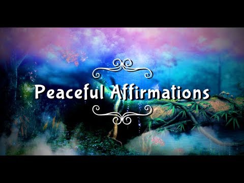 ASMR | PEACEFUL AFFIRMATIONS for SLEEP [Rain & Fireplace Ambiance]