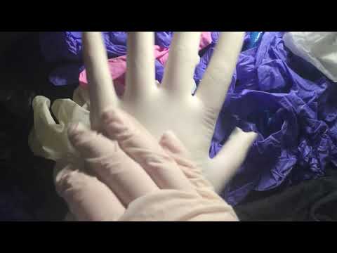 LATEX GLOVES ✋🤚  COLORFUL LAYERING  [[ASMR]]
