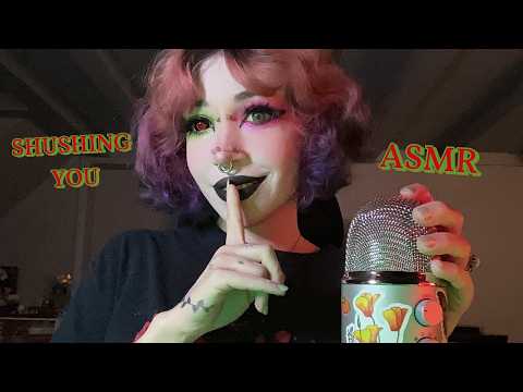 ASMR Shushing You After I Ask a Question | Whispering
