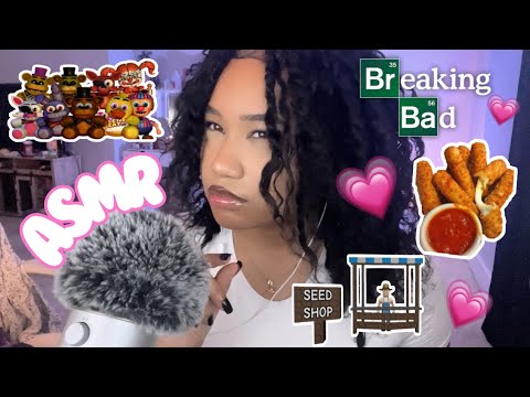 [ASMR] some of my current obsessions+ rambling and clicky whispers💗