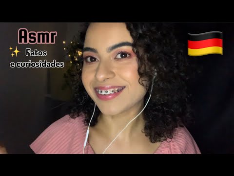 ASMR- Fatos e curiosidades sobre a ALEMANHA 🇩🇪/ sussurros com chiclete.