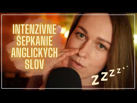 INTENZÍVNE blízke šepkanie 👂 anglické tingle slová ASMR |4K|