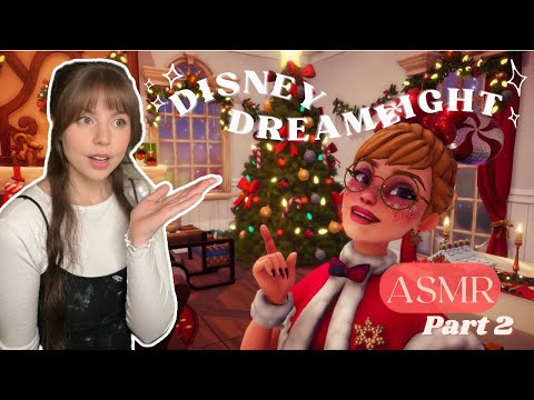 ASMR 🎁🎄Disney Dreamlight HOLIDAY ROOM DECORATING PART 2! Whispering Soft-spoken Tingles Relaxing