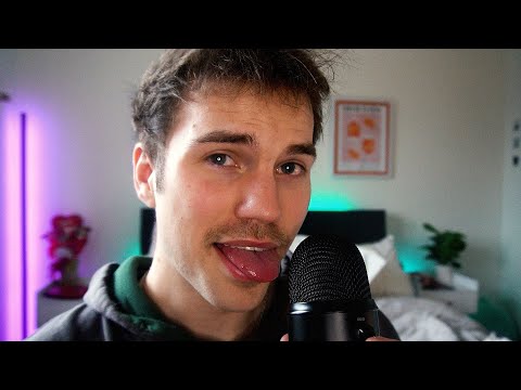 ASMR Intense Slow Mouth Sounds (Wet, Dry, Tingly)