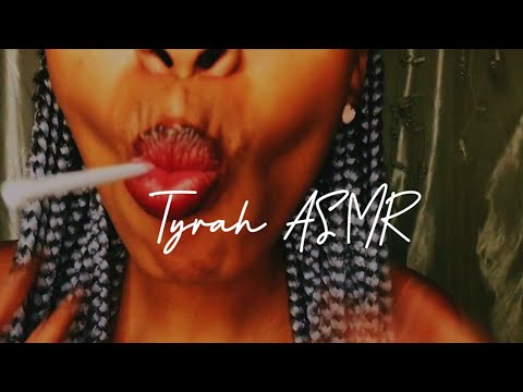 ASMR | LOLLIPOP SUCKING 👄💢 PART 5 | Finger brushing braids
