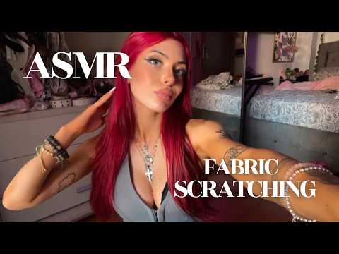 ₊˚⊹♡ ASMR - FABRIC SCRATCHING💗🌙