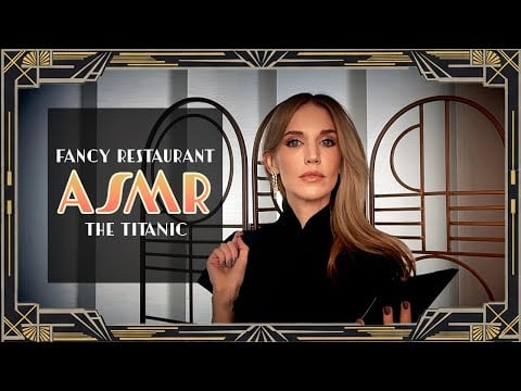 ASMR Restaurant Roleplay: The Menu of the Titanic | No midrolls