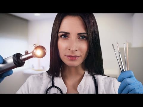 ASMR Deutsch: Ohrreinigung 👩‍⚕️ Ear Cleaning | Ohren-Arzt Roleplay (Flüstern & Soft Spoken German)