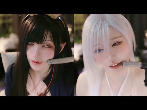 ASMR relax shop I  颜面崩坏 口腔音 芦荟胶 捂耳 弹舌❤️❤️