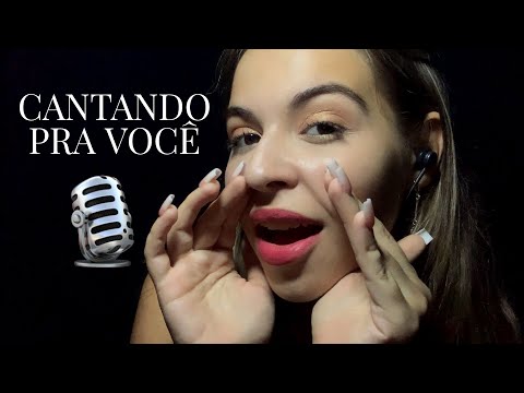 ASMR CANTANDO ATÉ VOCÊ DORMIR 🎙💖 | Voz Suave e Relaxante