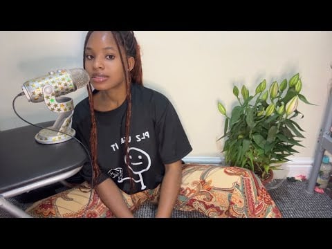 ASMR Gum Chewing and Rug Scratching ✨