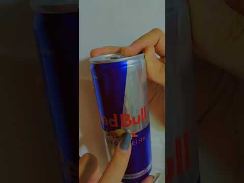 Tapping on RedBull energy drink #ASMR