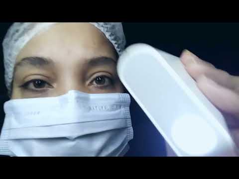 ASMR cheio de batidinhas na tela DENTISTA FAZENDO LIMPEZA 🦷 #caseiro