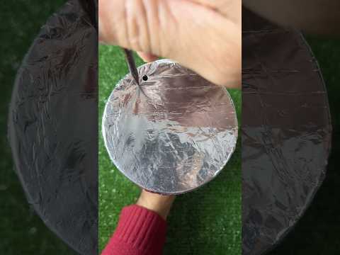 Foil Insertion ASMR 🌀😱#asmr #asmrsounds #oddlysatisfying #relaxing #satisfying