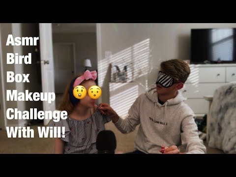 ASMR~ BIRD BOX CHALLENGE ~ MAKEUP 🐦 📦 🤣