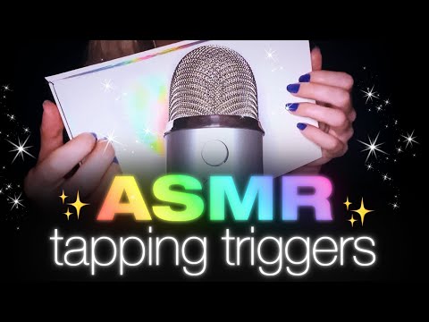 ASMR ✨ Fast & Aggressive ADHD Tapping Triggers for Sleep/Study ✨ No talking!