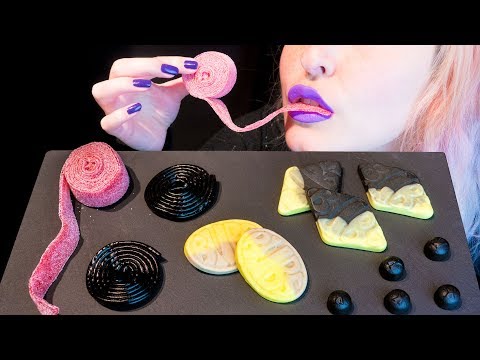 ASMR: Banana Cheesecake Foam & Licorice | Swedish Candy 🇸🇪 ~ Relaxing Eating Sounds [No Talking|V] 😻