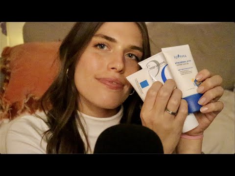 ASMR | Tapping on new skincare & beauty items (whisper, k-beauty, haul)