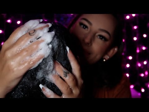 MAJOR Detangling! Hair Wash ASMR - Shampoo, Conditioner, and Detangler - Best ASMR Sleepy Tingles