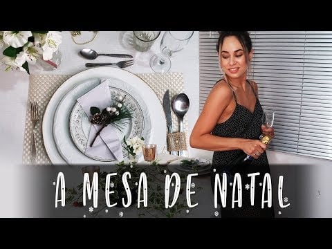 COMO MONTAR MESA DE NATAL GASTANDO POUCO!