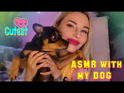 ASMR Banana 🍌 and Cucumber 🥒The cutest asmr in the world with my dog 🐾🐶