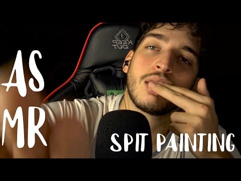 ASMR SPIT PAINTING muy RELAJANTE Que Te Hará DORMIR l SeluAsmr !!!😴 😴 😴