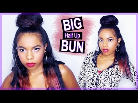 BIG BUN⎟Half Up Half Down- Hair Tutorial♥