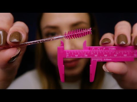 ASMR ROLEPLAY - SPA DAS SOBRANCELHAS ✨ medindo, desenhando e cortando