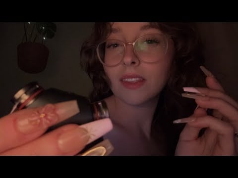 ASMR if you LOVE tascam tingles just like me (personal attention, mouth sounds, taps and scratches)