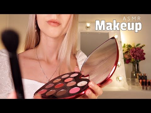 ASMR Doing Your Makeup 🌼  Personal attention (Layered sounds Roleplay)