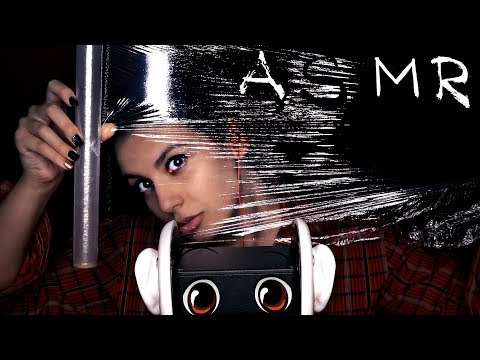 АСМР 100% Мурашки 😜 АСМР Плёнка 😜ASMR 100% tingles😜ASMR Plastic food wrap😜3Дио😜3Dio