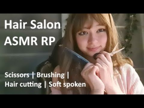 ASMR | Hair salon RP | Lo-fi | Haircut | Hair brushing | Scissor sounds | Soft spoken