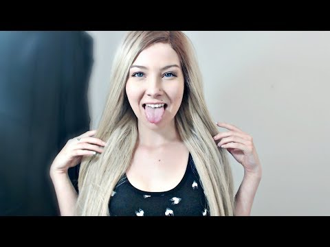 ASMR Ear Licking/Eating, Kissies, Inaudible Whispers, Gibberish