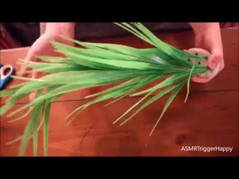 Opening Plastic Aquarium Plants #2 (ASMR) (Binaural)