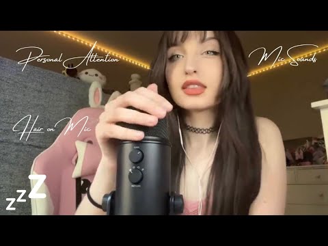 Beebee ASMR Hair on Mic Compilation | Personal Attention, Mouth Sounds, Mic Sounds, Up Close