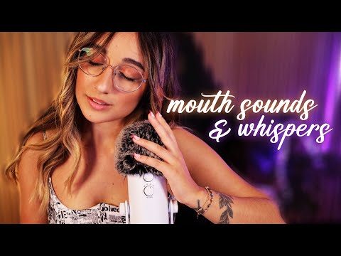 ASMR | Mouth Sounds, Mic Brushing & Soft Whispers ❤️