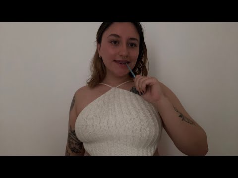 ASMR variado ~ Hand Sounds, Fabric scratching, Mouth Sounds diferentes 🫦