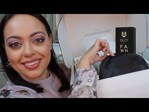 ASMR| RELAXING Luxury Unboxing| Cloth & Paper Aesthete Box (crinkles, fabric sounds, tapping & more!