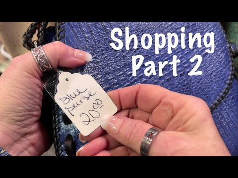 ASMR Shop with Rebecca! (No talking) Part 2! Soft spoken upoads tomorrow/Portland Consignment Shop!