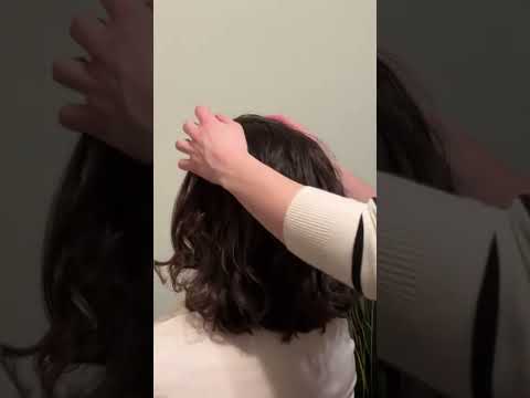 ASMR Precise Hair Styling #hair #hairstyle #oddlysatisfying #asmrforsleep #asmrvideos #relaxing