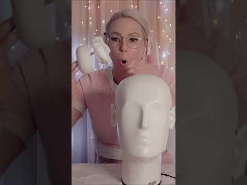 softest foam for foamy face and ear massage 💆🏼‍♀️🗿 #asmr #asmrsounds #asmrtingles #asmrvideo