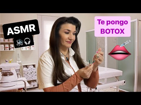 ASMR TE PONGO BÓTOX  💋💉 / ROLEPLAY RELAJANTE CON SUSURRO 🔊🎧